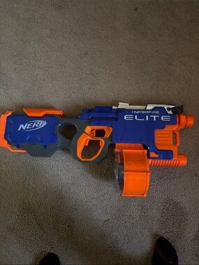 Nerf Elite HyperFire Blaster - Blue & Orange